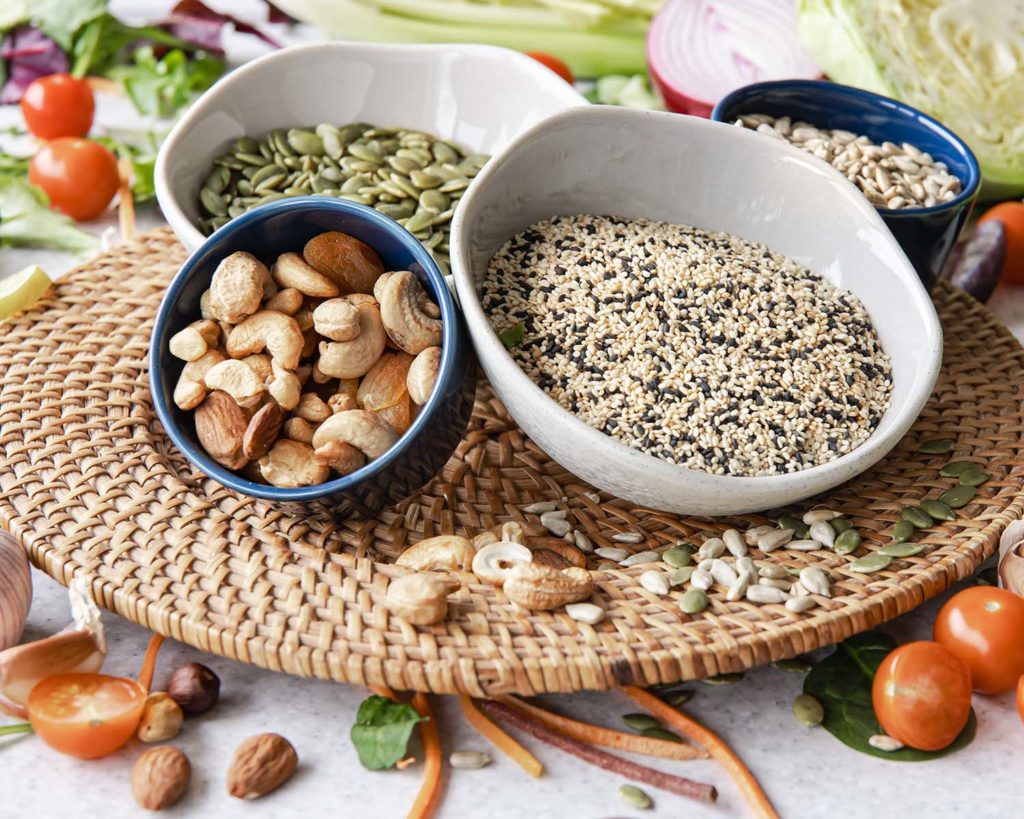 Kasze, orzechy i nasiona