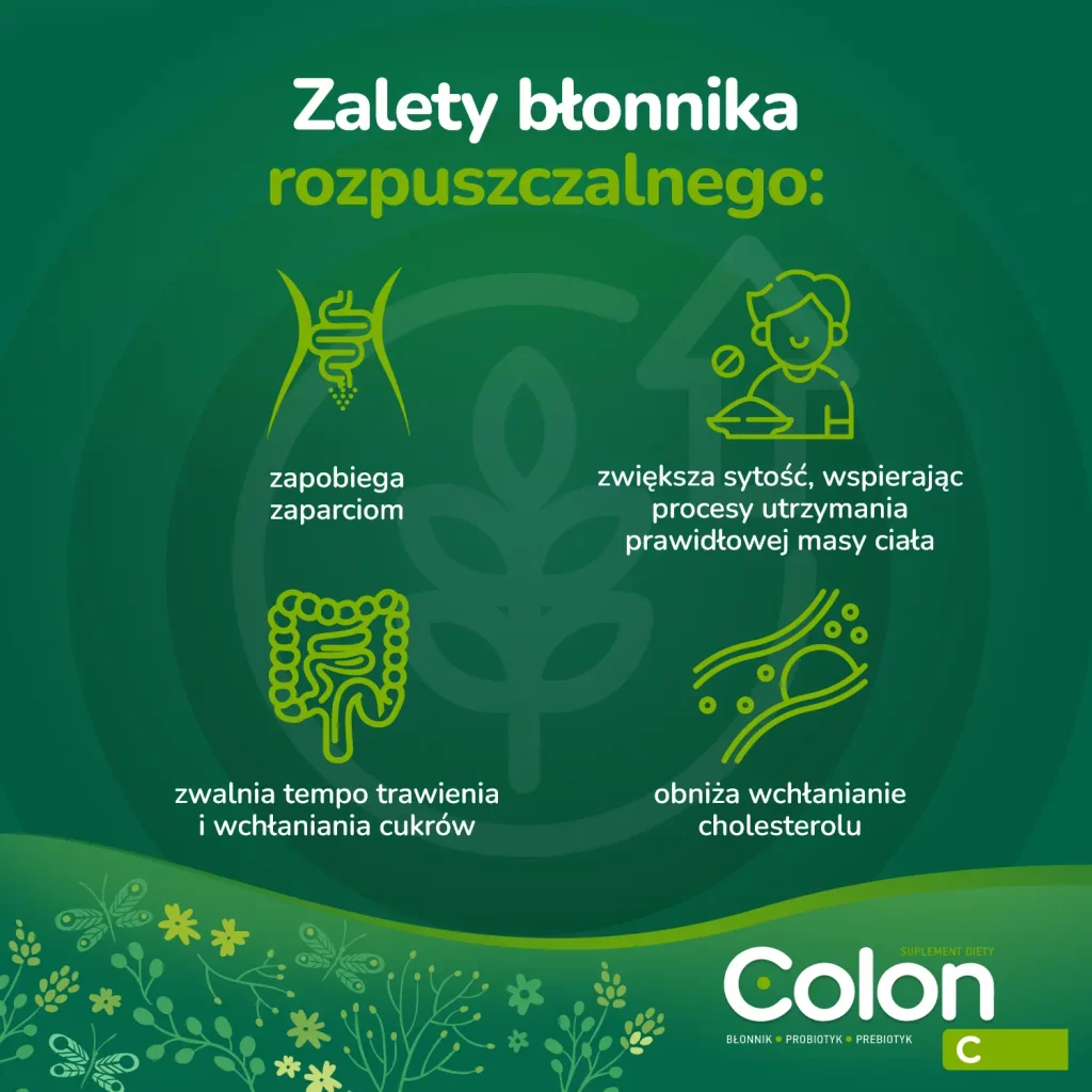 zalety błonnika rozpuszczalnego