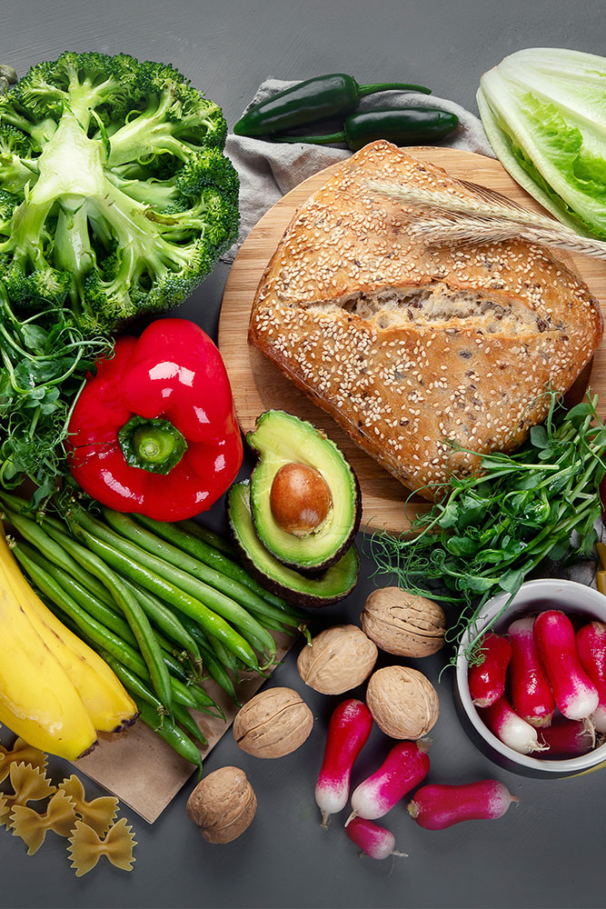 Produkty spożywcze zawierające błonnik