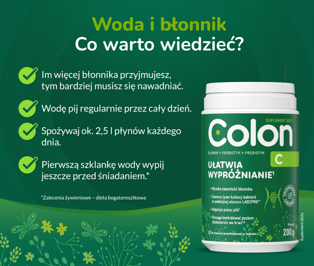 Woda i błonnik – co warto wiedzieć?