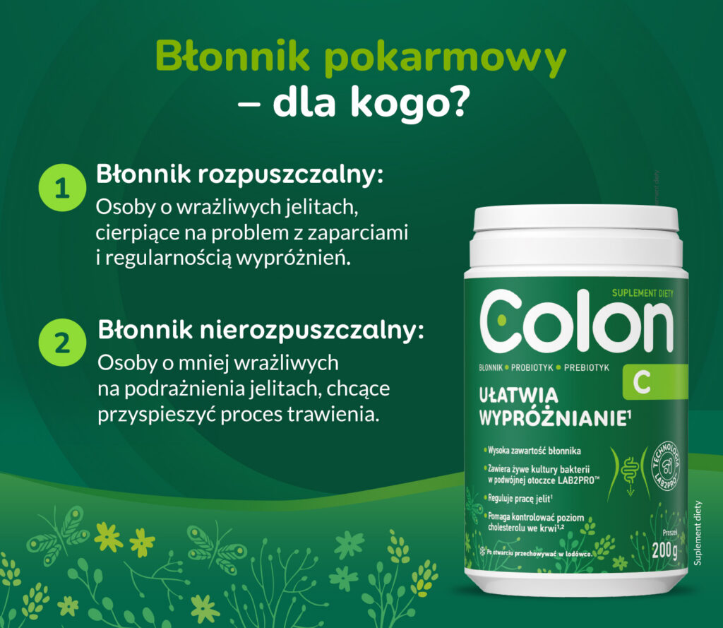 Błonnik pokarmowy - dla kogo?